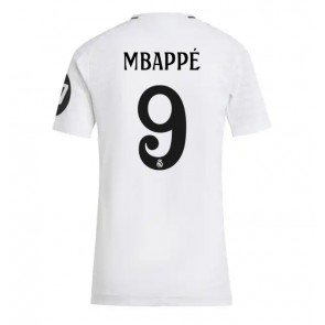 Billiga Real Madrid Kylian Mbappe #9 Hemmatröja Dam 2024-25 Kortärmad